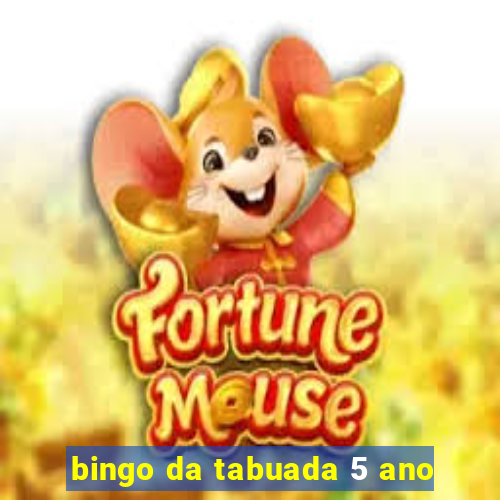 bingo da tabuada 5 ano